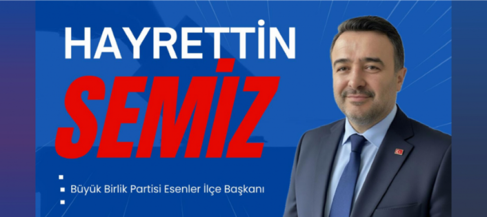 Büyük Birlik Partili Hayrettin Semiz: “Halk umut değil, somut cevap istiyor” - GÜNDEM - İnternetin Ajansı