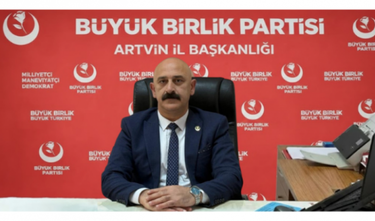 BÜYÜK BİRLİK PARTİSİ ARTVİN İL BAŞKANI ENGİN ŞEN: “ARTVİN İÇİN 6. BÖLGE ŞART, BU BİR RİCA DEĞİL MÜCADELE ÇAĞRISIDIR” - GÜNDEM - İnternetin Ajansı