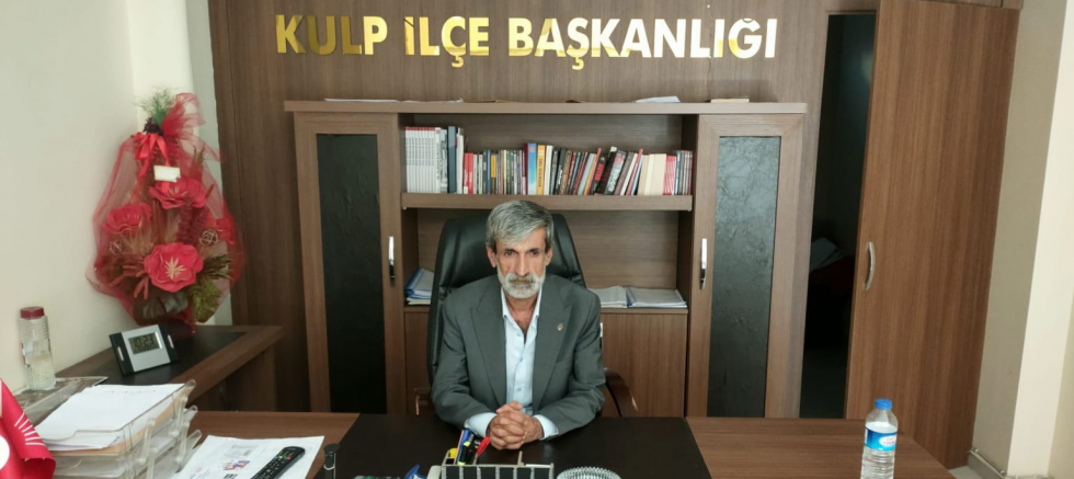 CHP Kulp İlçe Başkanı İhsan Sancar: “Siyaset Yargı Yoluyla Dizayn Edilemez” - GÜNDEM - İnternetin Ajansı
