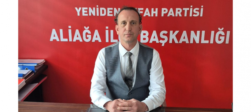 Yeniden Refah Partisi Aliağa İlçe Başkanı Hüseyin Eryılmaz’dan Kurban Bayramı Mesajı - GÜNDEM - İnternetin Ajansı